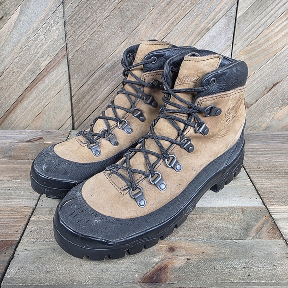 Danner Combat Hiker Mens Outdoor Hiking Boots Size 9.5 R Brown Black 43513X. - Picture 4 of 7